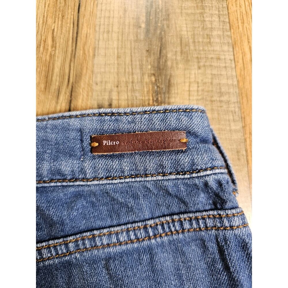 Anthropologie Pilcro Wide Leg Cropped Denim Jeans Women's Size 25 - Picture 7 of 7